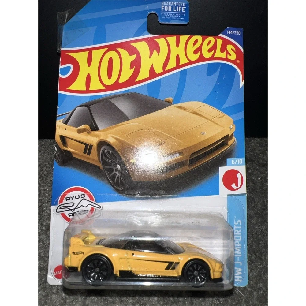 Hot Wheels 90 Acura NSX Yellow HW J-Imports 144/250 Ryu's Rides 2022 1:64 Scale